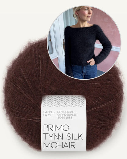 Bea Blouse | delicate silhouette from Primo Tynn Silk Mohair by Sandnes Garn