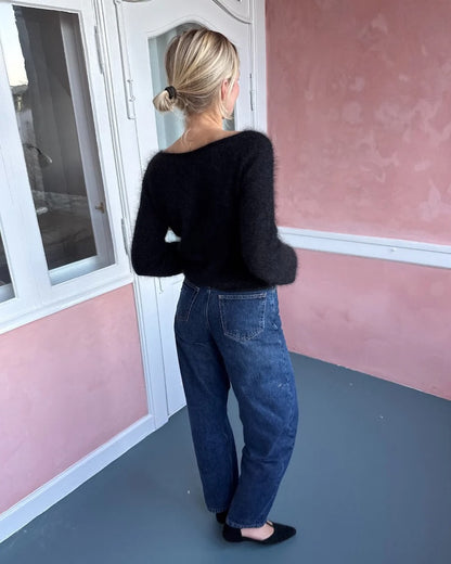 Bea Blouse | delicate silhouette from Primo Tynn Silk Mohair by Sandnes Garn