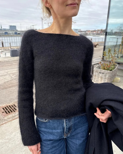 Bea Blouse | delicate silhouette from Primo Tynn Silk Mohair by Sandnes Garn