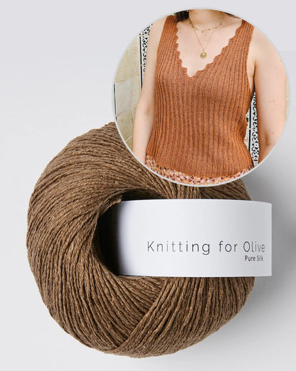 Caraco Bedruthan | inspiré de la côte rocheuse de Pure Silk by Knitting for Olive
