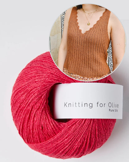 Caraco Bedruthan | inspiré de la côte rocheuse de Pure Silk by Knitting for Olive