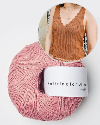 Caraco Bedruthan | inspiré de la côte rocheuse de Pure Silk by Knitting for Olive