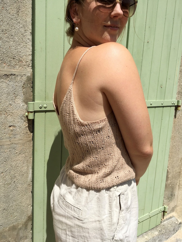 August Lace Camisole von Bella Helms mit Pure Silk von Knitting for Olive 3