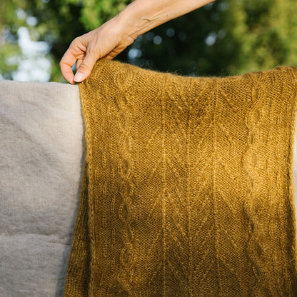 Havu-sjal | blomstermønster i Le Gros Silk & Mohair fra Biches & Bûches