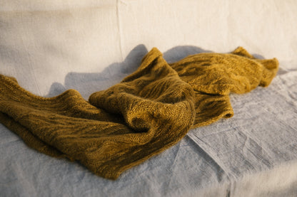 Havu-sjal | blomstermønster i Le Gros Silk & Mohair fra Biches & Bûches