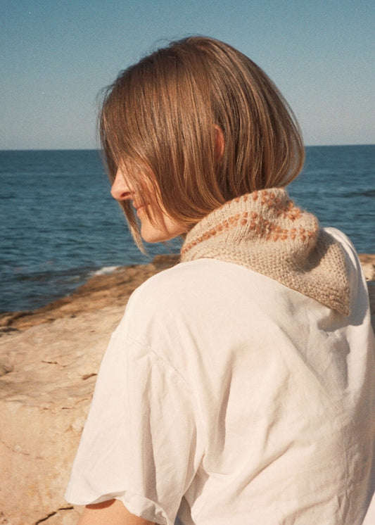 Seaside’i rätik | võluv rätik Le Lambswoolist ja Le Gros Silk & Mohairist, autor Biches & Bûches