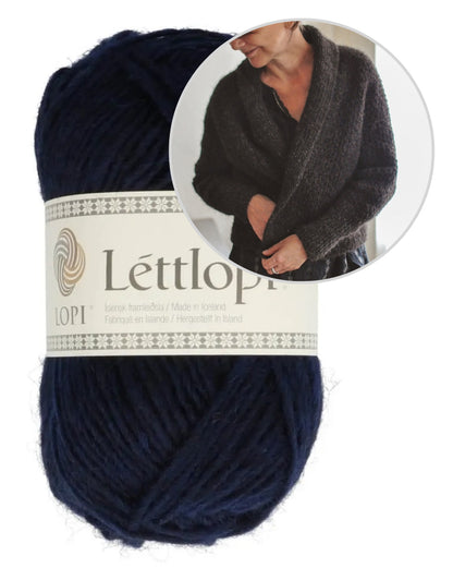 Big Love | casual cardigan made from Lettlopi by Lopi Island