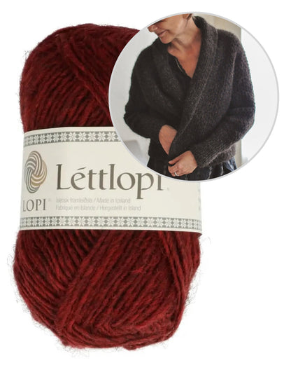 Big Love | casual cardigan made from Lettlopi by Lopi Island