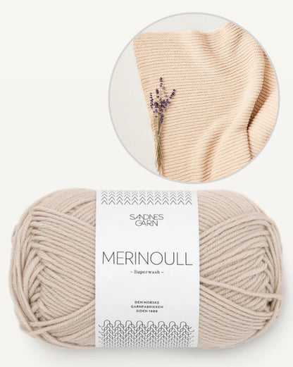 Couverture Billie pour bébé - avec tutoriel gratuit | super douce en laine mérinos de Sandnes Garn