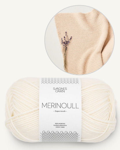 Couverture Billie pour bébé - avec tutoriel gratuit | super douce en laine mérinos de Sandnes Garn