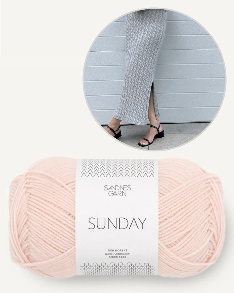 Knitonomy Bloomfield Skirt mit Sunday von Sandnes Garn 10