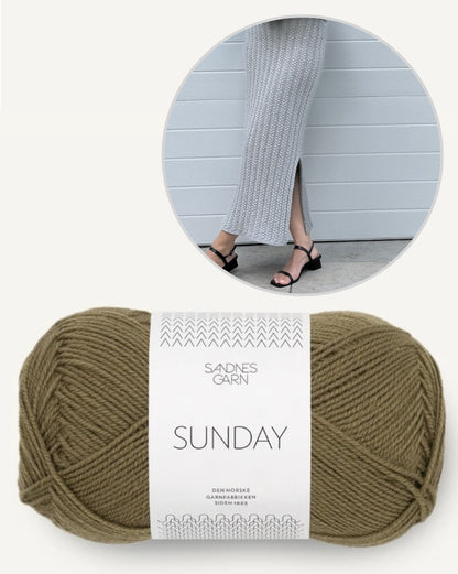 Knitonomy Bloomfield Skirt mit Sunday von Sandnes Garn 13