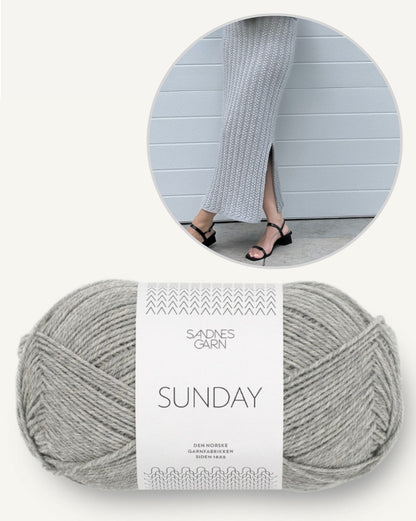 Knitonomy Bloomfield Skirt mit Sunday von Sandnes Garn 8