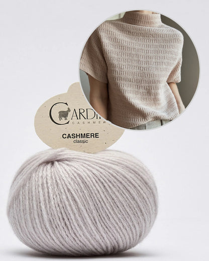 Blouse No. 3 | textured pattern from Classic Cashmere by Cardiff - wonderfully soft