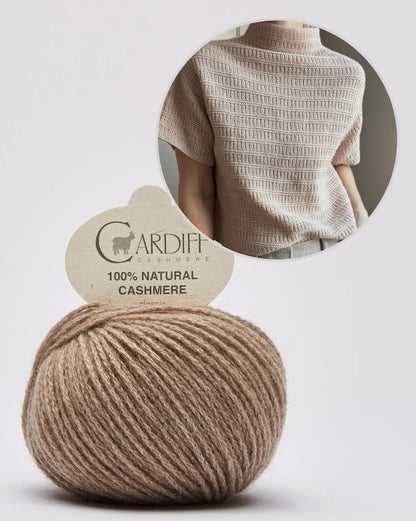 Blouse No. 3 | textured pattern from Classic Cashmere by Cardiff - wonderfully soft