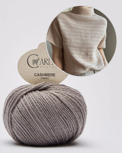 Blouse No. 3 | textured pattern from Classic Cashmere by Cardiff - wonderfully soft