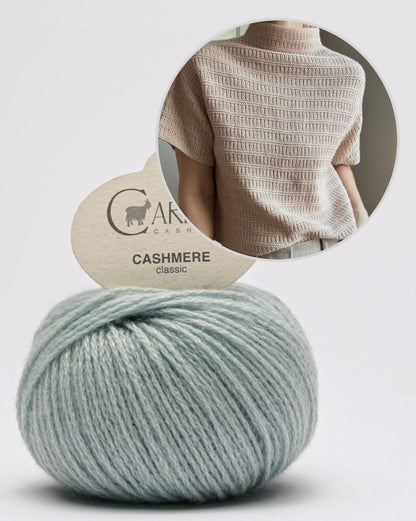Blouse No. 3 | textured pattern from Classic Cashmere by Cardiff - wonderfully soft