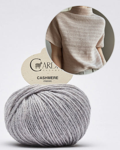Blouse No. 3 | textured pattern from Classic Cashmere by Cardiff - wonderfully soft
