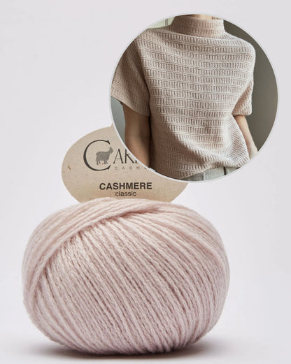 Blouse No. 3 | textured pattern from Classic Cashmere by Cardiff - wonderfully soft