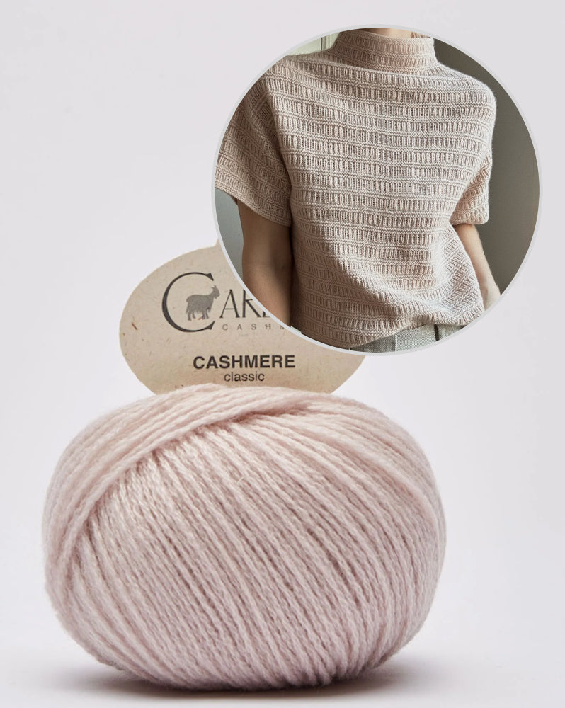 Blouse No. 3 | textured pattern from Classic Cashmere by Cardiff - wonderfully soft