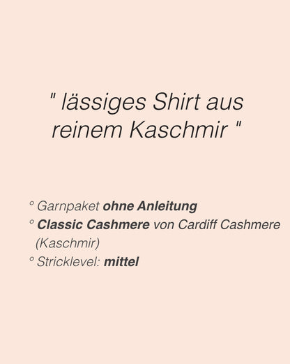 Blouse No. 4 | Casual soft shirt made from Classic Cashmere by Cardiff