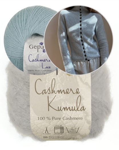 Blouse No. 5 | extrem weiche Sommerbluse aus Cashmere Kumula und Cashmere Lace von Gepard Garn
