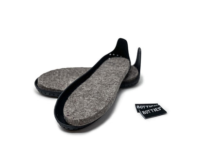 Felt insoles for homemade shoes 