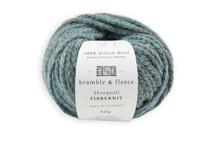 Sheepsoft Fibreknit | tjockt varpgarn av ull från Bluefaced Leicester