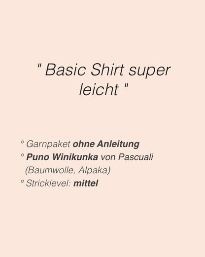 Brise Tee | luftig leicht aus Puno Winikunka von Pascuali