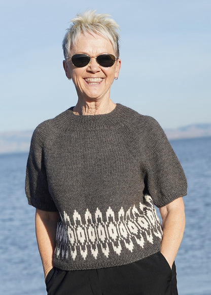 Fia Shirt | cuddly soft contrast pattern with Sayama by Pascuali 