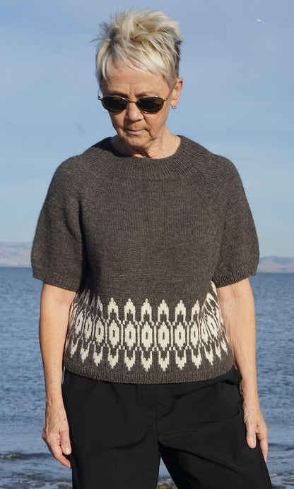 Fia Shirt | cuddly soft contrast pattern with Sayama by Pascuali 