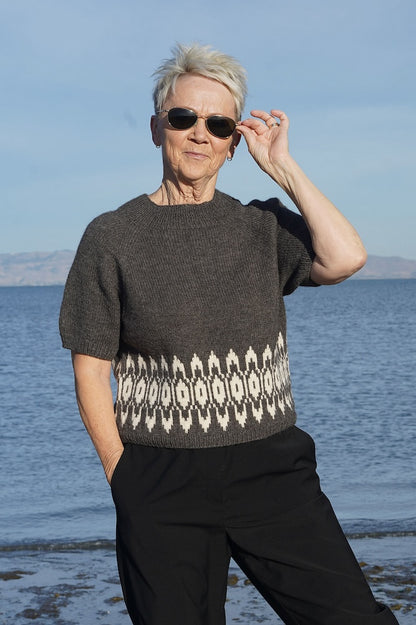 Fia Shirt | cuddly soft contrast pattern with Sayama by Pascuali 