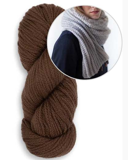 Brosten šalle | vienkāršs Woolfolk Far raksts