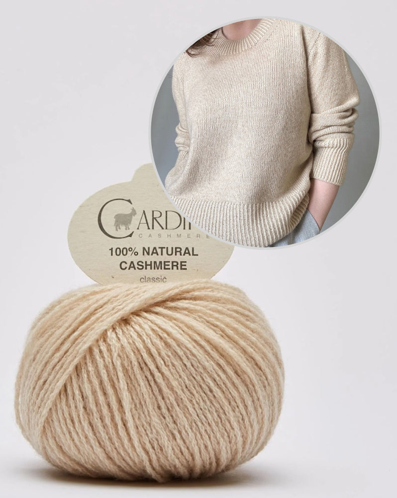 Bruno Sweater | supermjuk i Classic Cashmere från Cardiff