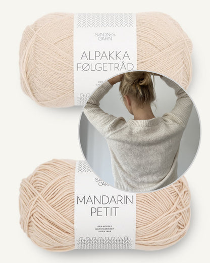 Cabana Sweater | der perfekte Sommerpullover aus Mandarin Petit und Alpakka Folgetrad