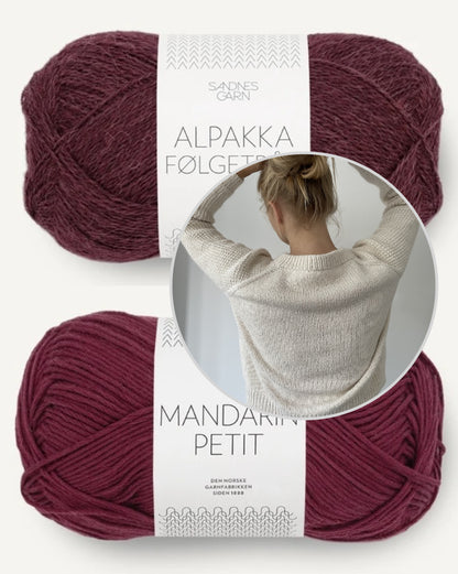 Cabana Sweater | der perfekte Sommerpullover aus Mandarin Petit und Alpakka Folgetrad