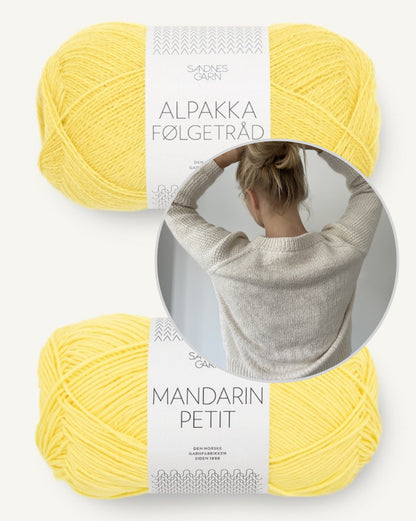 Cabana Sweater | der perfekte Sommerpullover aus Mandarin Petit und Alpakka Folgetrad
