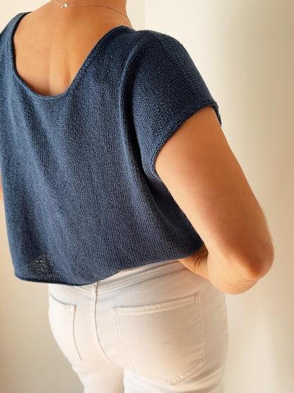 Drop Cut Tee Lite | schlicht aus Pure Silk von Knitting for Olive