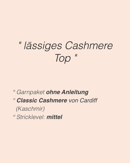 Camisole No. 12 | Casual simple top from Classic Cashmere by Cardiff