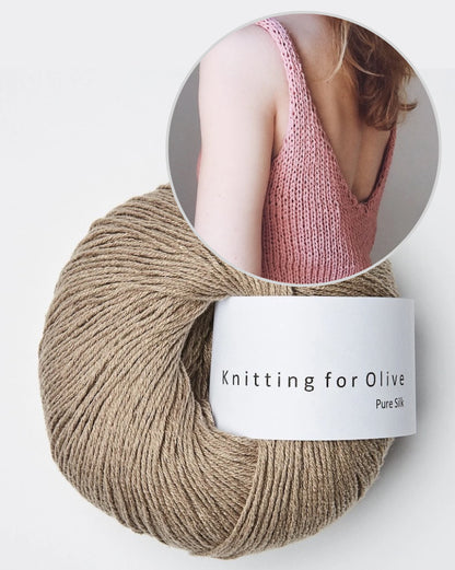 Débardeur n° 1 | avec un dos séduisant en Pure Silk de Knitting for Olive