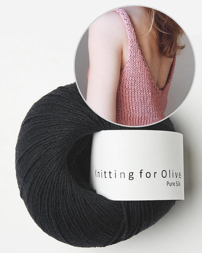 Débardeur n° 1 | avec un dos séduisant en Pure Silk de Knitting for Olive