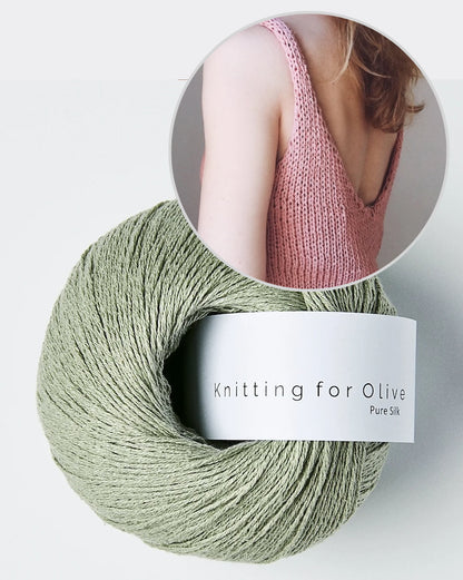 Débardeur n° 1 | avec un dos séduisant en Pure Silk de Knitting for Olive