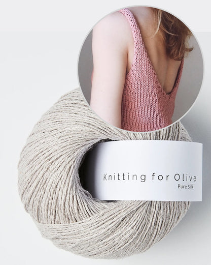 Débardeur n° 1 | avec un dos séduisant en Pure Silk de Knitting for Olive