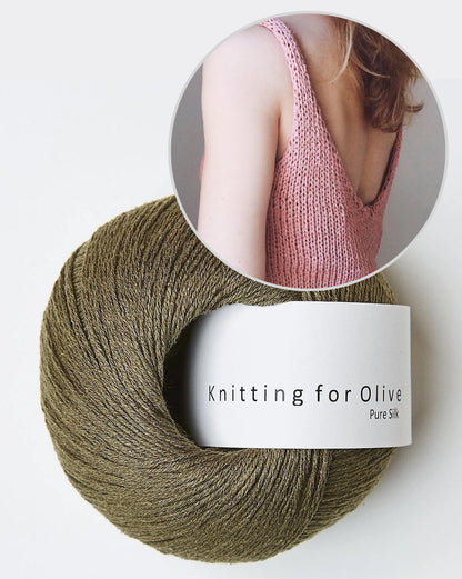 Débardeur n° 1 | avec un dos séduisant en Pure Silk de Knitting for Olive