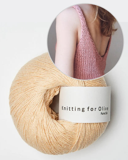 Débardeur n° 1 | avec un dos séduisant en Pure Silk de Knitting for Olive