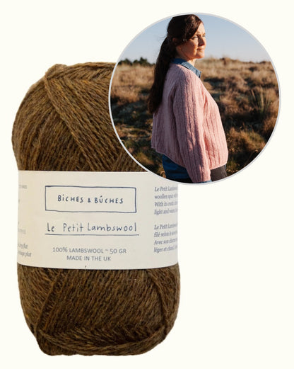 Kardigans Nr. 11 | abpusēji valkājama svītraina jaka no Biches & Bûches Le Petit Lambswool vilnas
