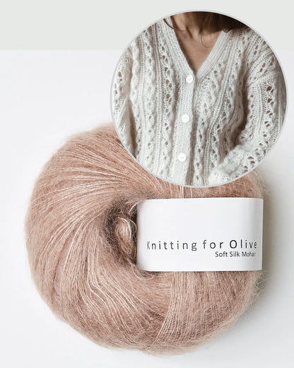 Cardigan No. 6 | delicate cardigan with Soft Silk Mohair from Knitting for Olive