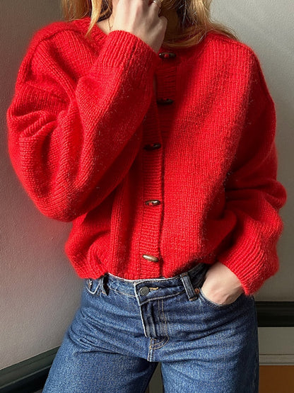 Cardigan No. 9 | klassisch und für jeden Tag aus Woolia und Soft Silk Mohair