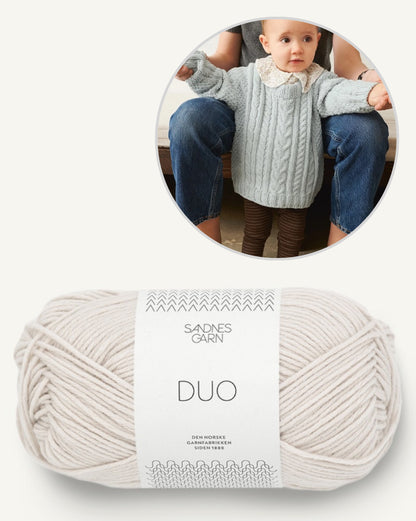 Sandnes Kollektion 2505 Sommerbaby Caspian Sweater Baby mit Duo von Sandnes Garn 7