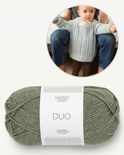 Sandnes Kollektion 2505 Sommerbaby Caspian Sweater Baby mit Duo von Sandnes Garn 11